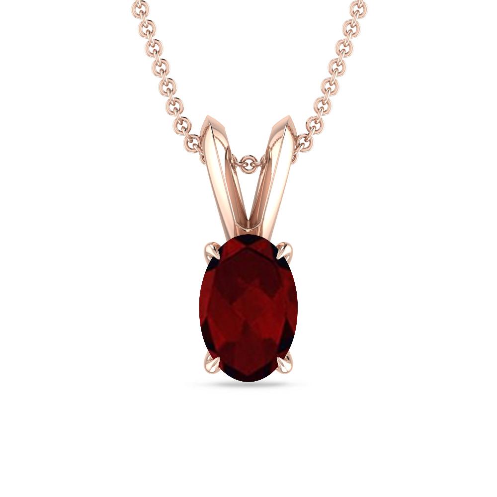 Rose Gold - Garnet