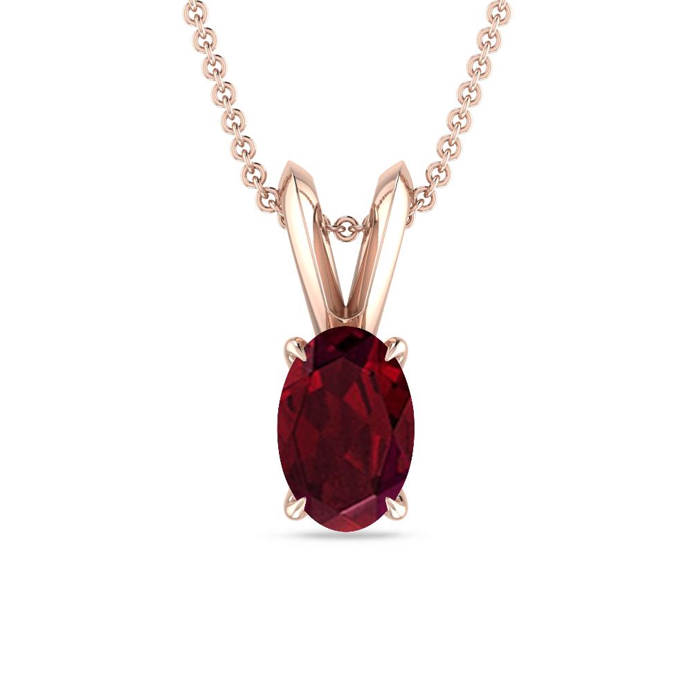 Rose Gold - Garnet