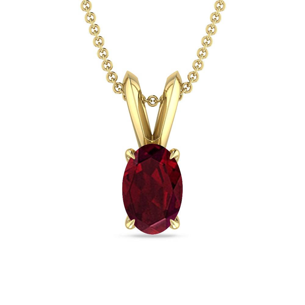 Yellow Gold - Garnet