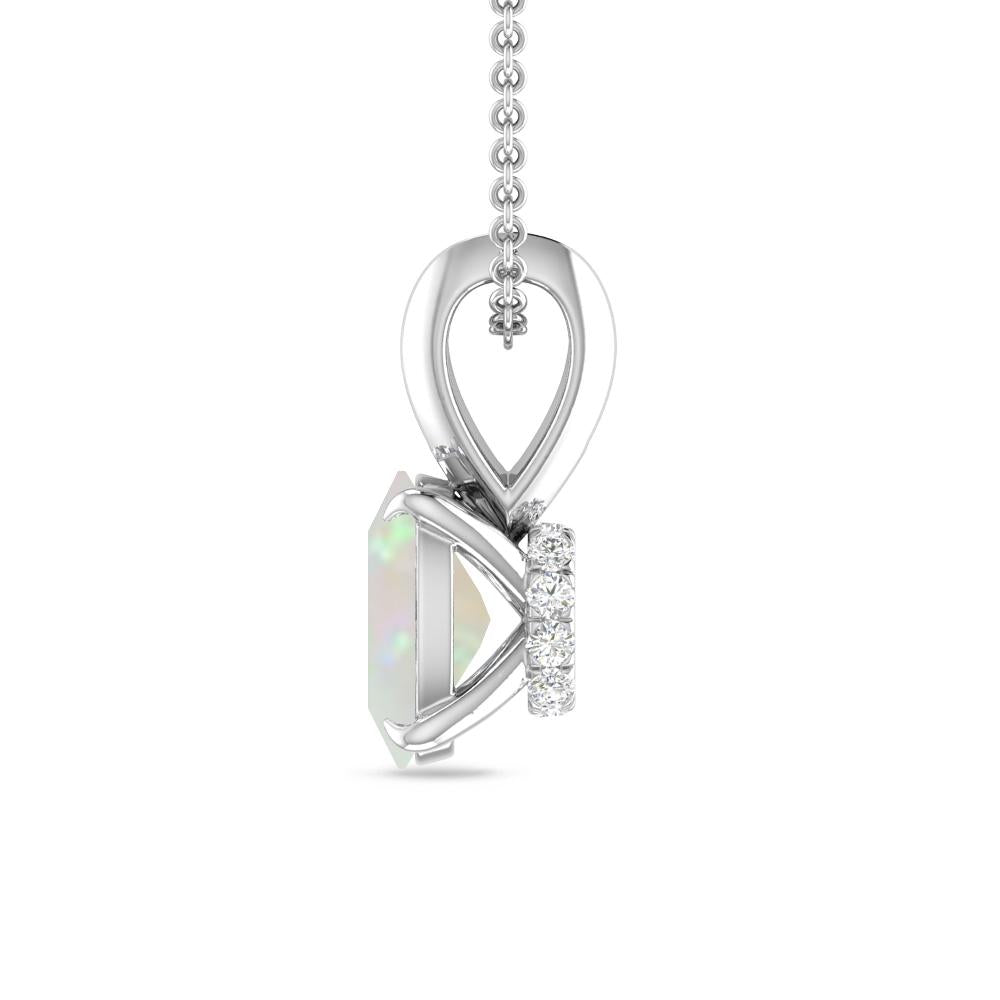 White Gold - Opal