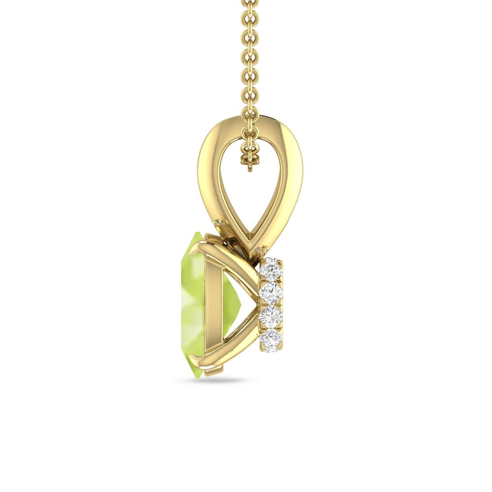 Yellow Gold - Peridot