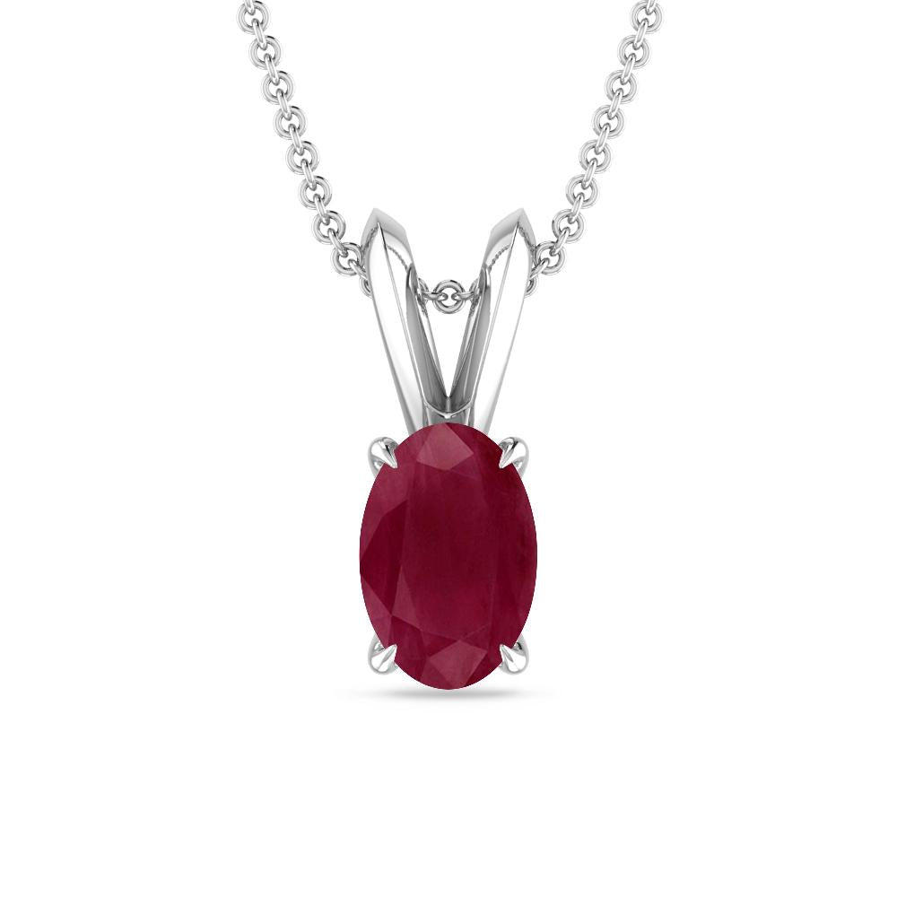 White Gold - Ruby