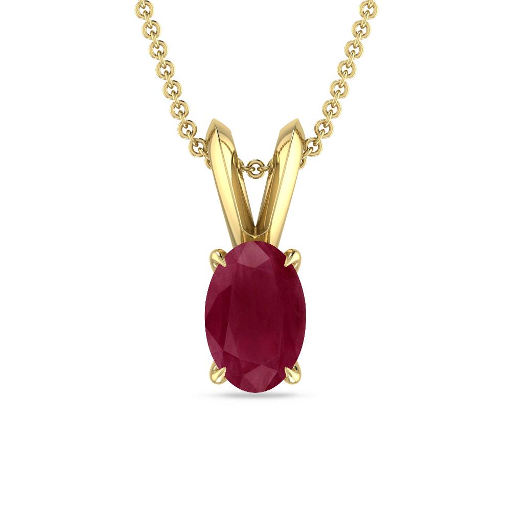 Yellow Gold - Ruby
