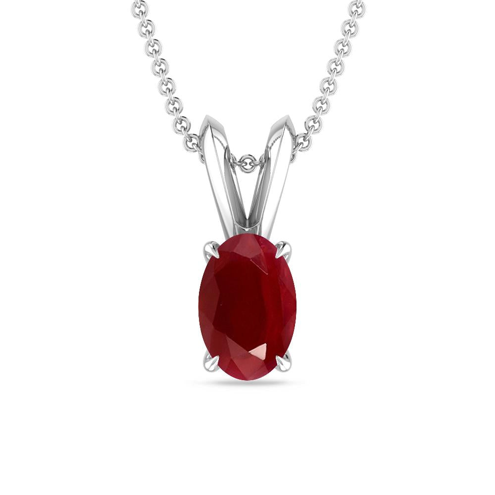 White Gold - Ruby