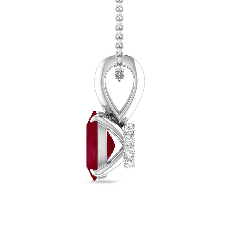 White Gold - Ruby
