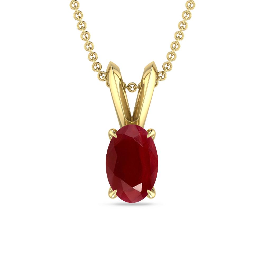 Yellow Gold - Ruby