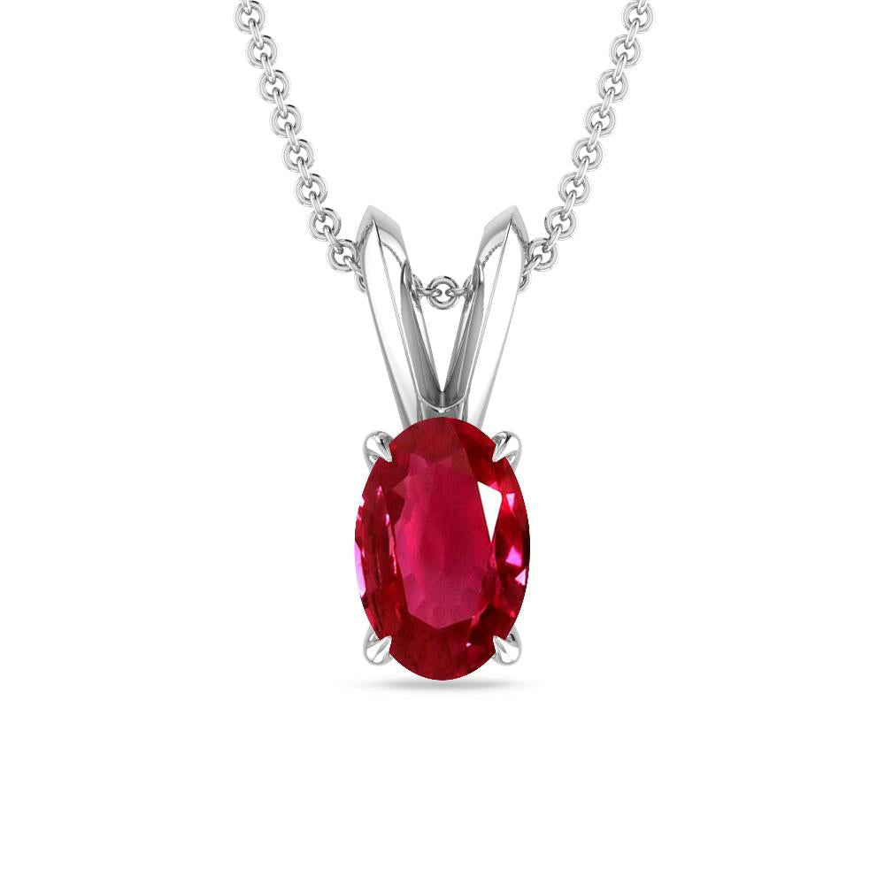 White Gold - Ruby