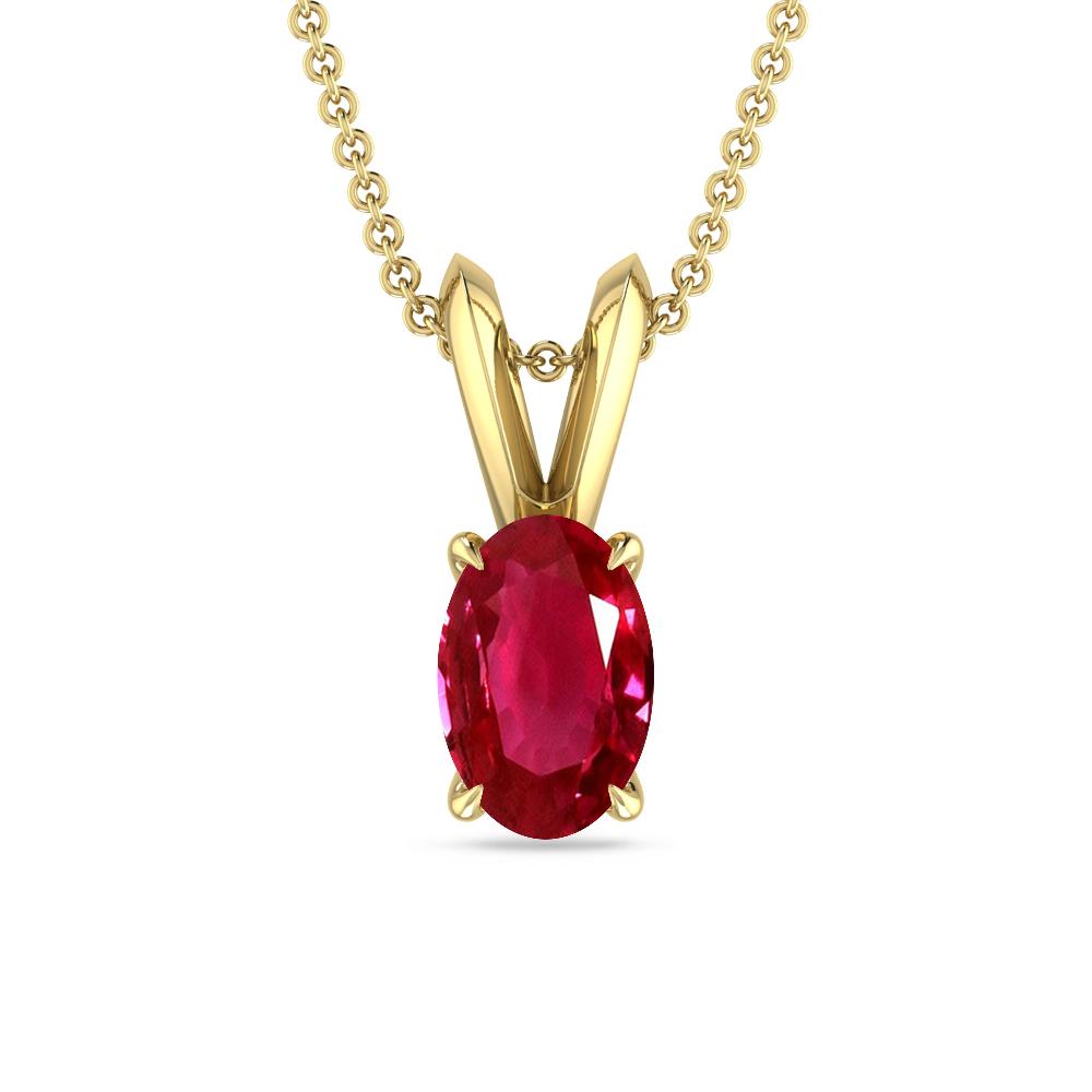 Yellow Gold - Ruby