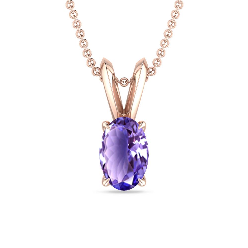 Rose Gold - Tanzanite