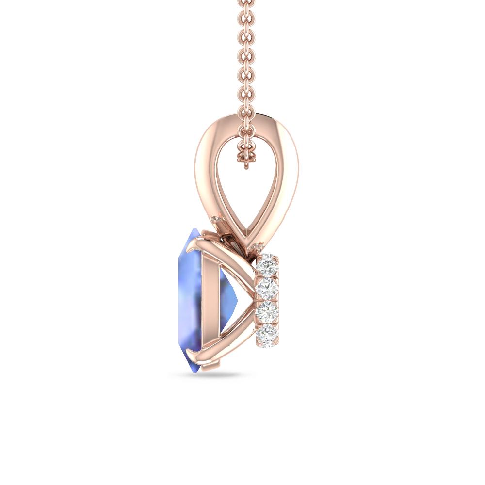 Rose Gold - Tanzanite