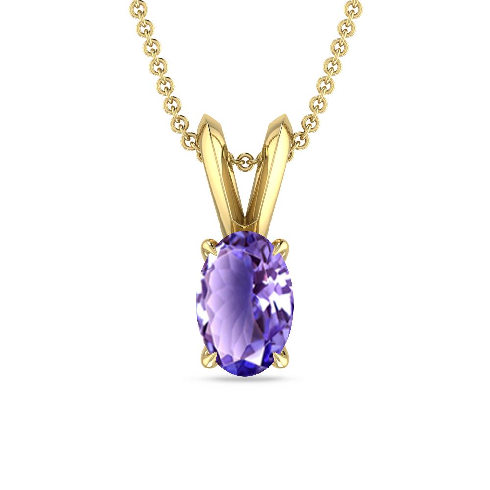 Yellow Gold - Tanzanite