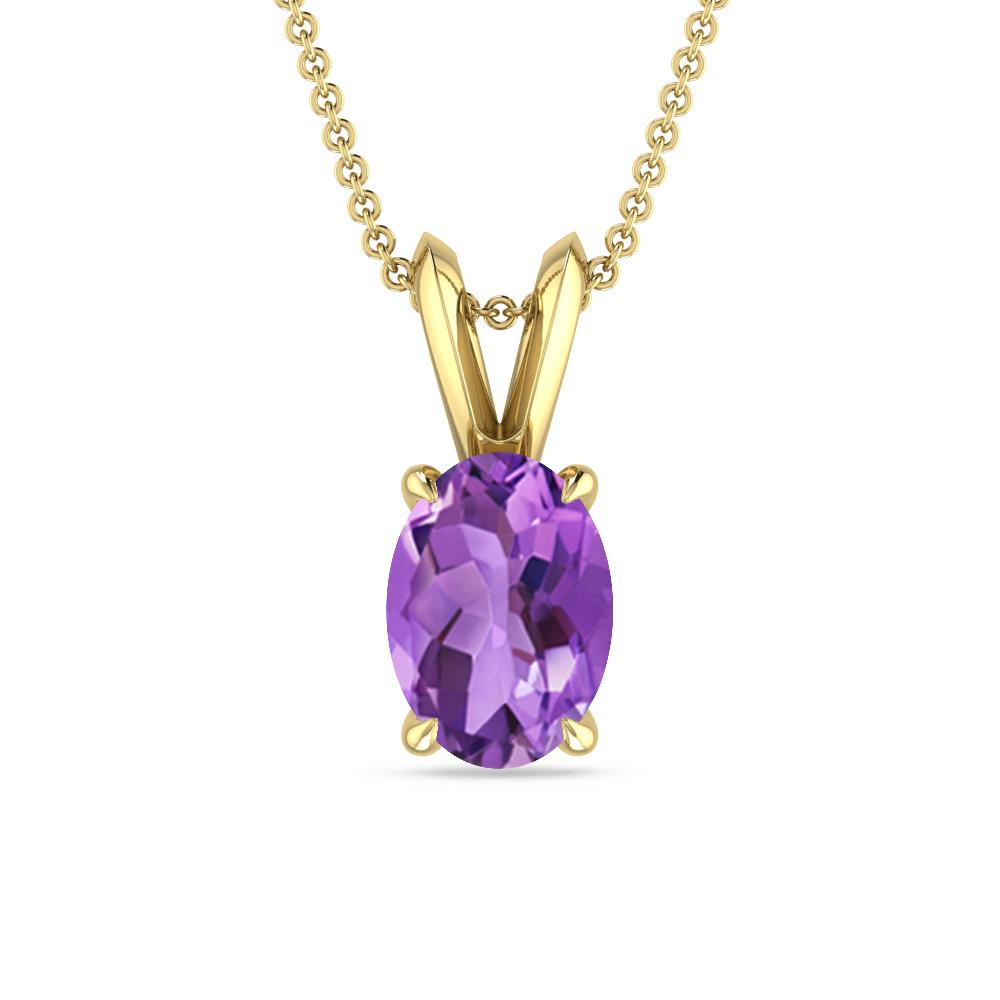 Yellow Gold - Amethyst