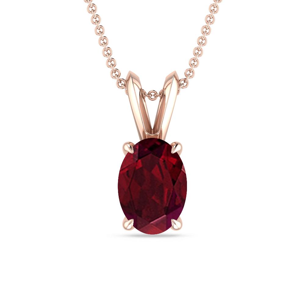Rose Gold - Garnet