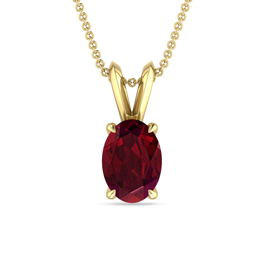Yellow Gold - Garnet