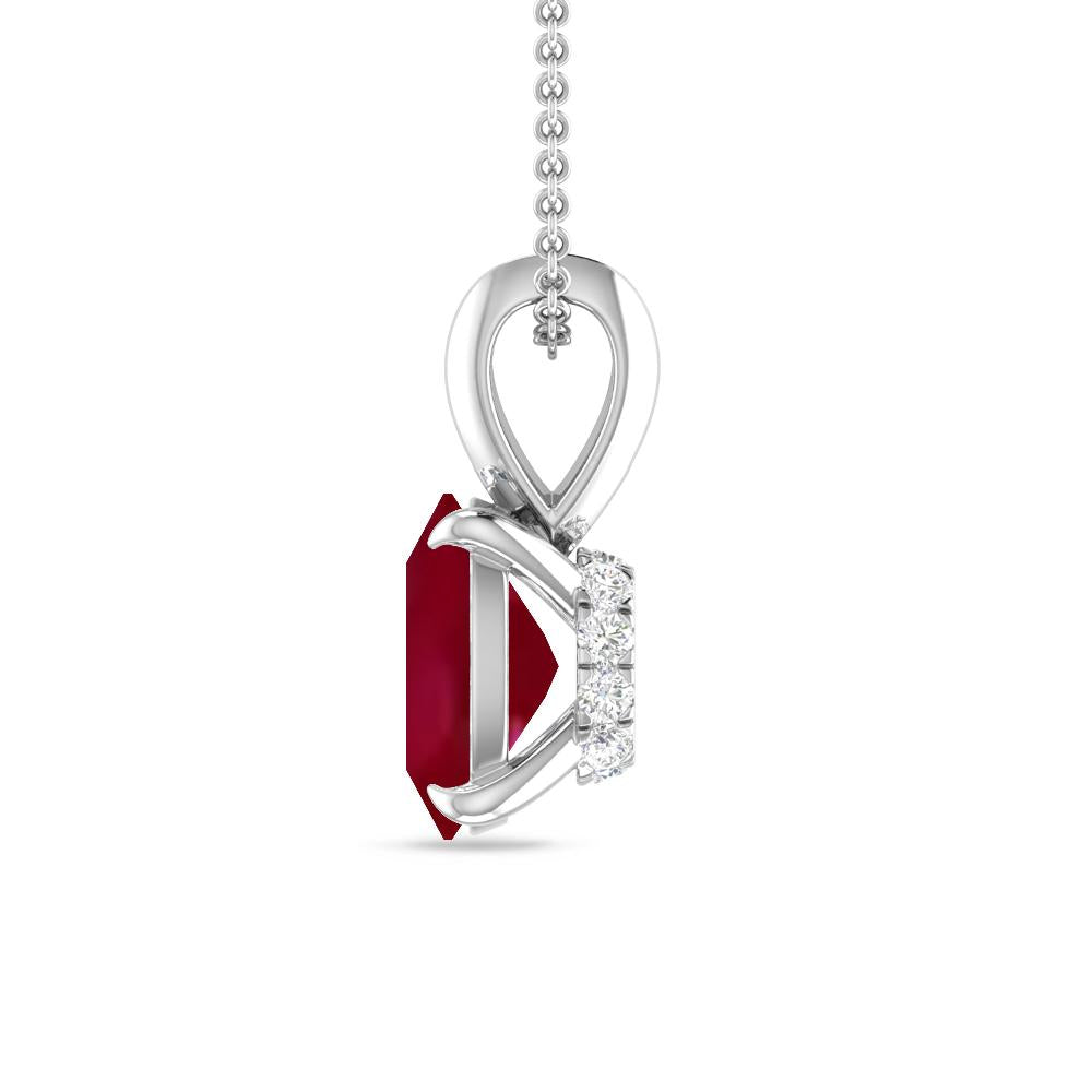 White Gold - Ruby
