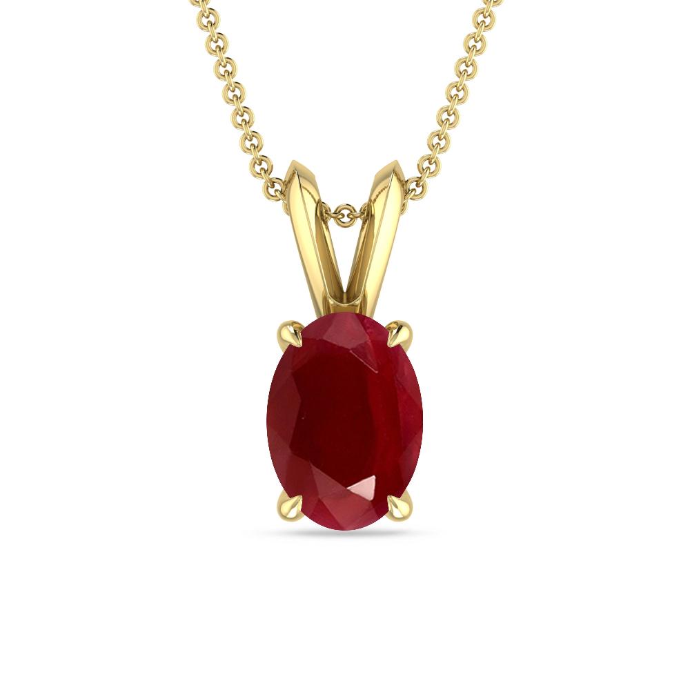 Yellow Gold - Ruby