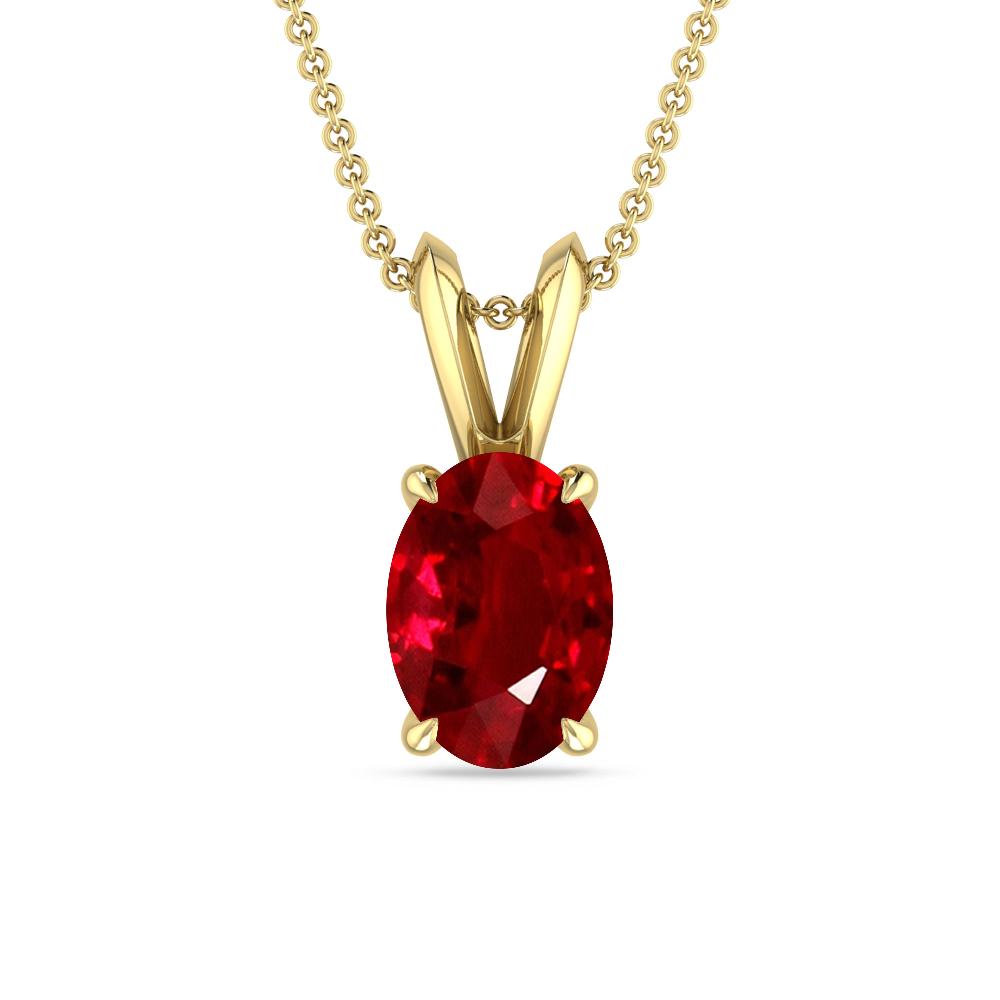 Yellow Gold - Ruby