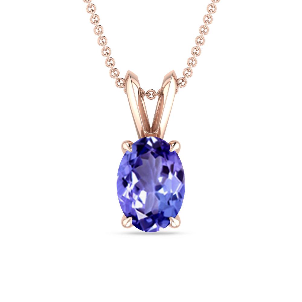 Rose Gold - Tanzanite