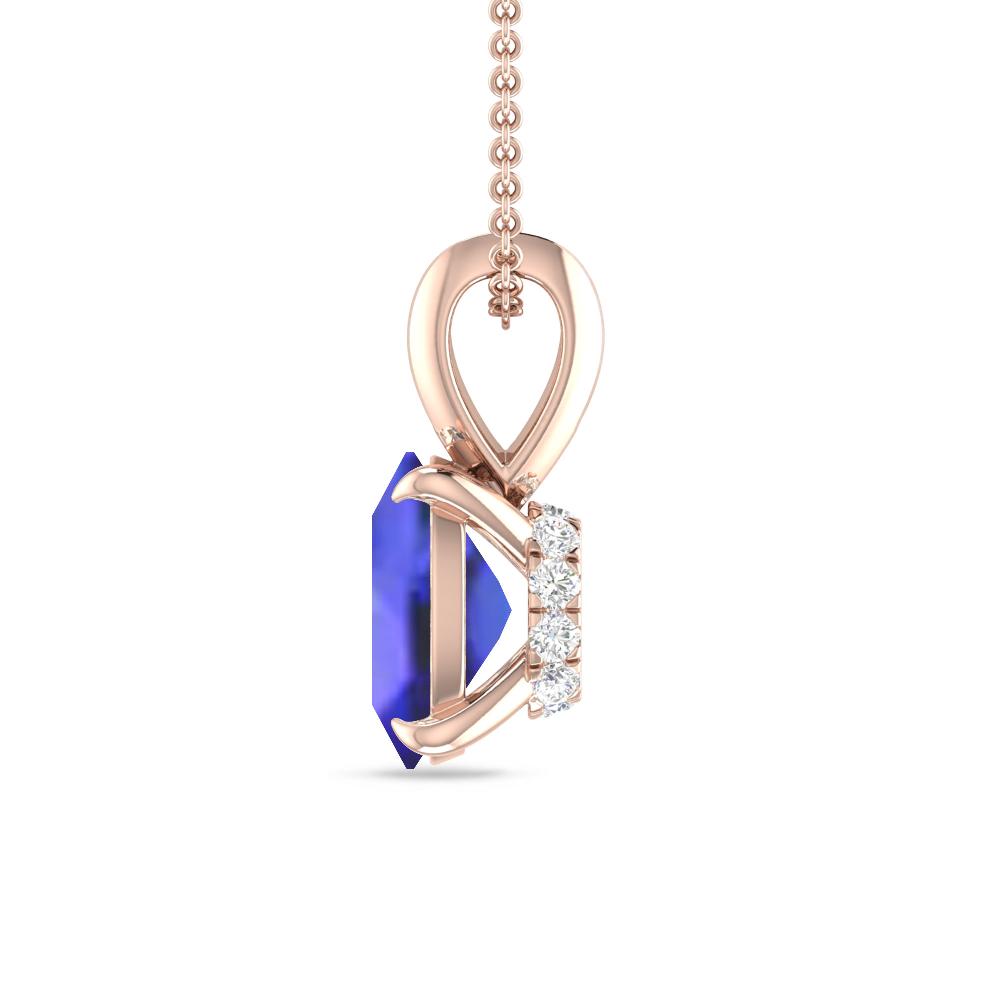 Rose Gold - Tanzanite