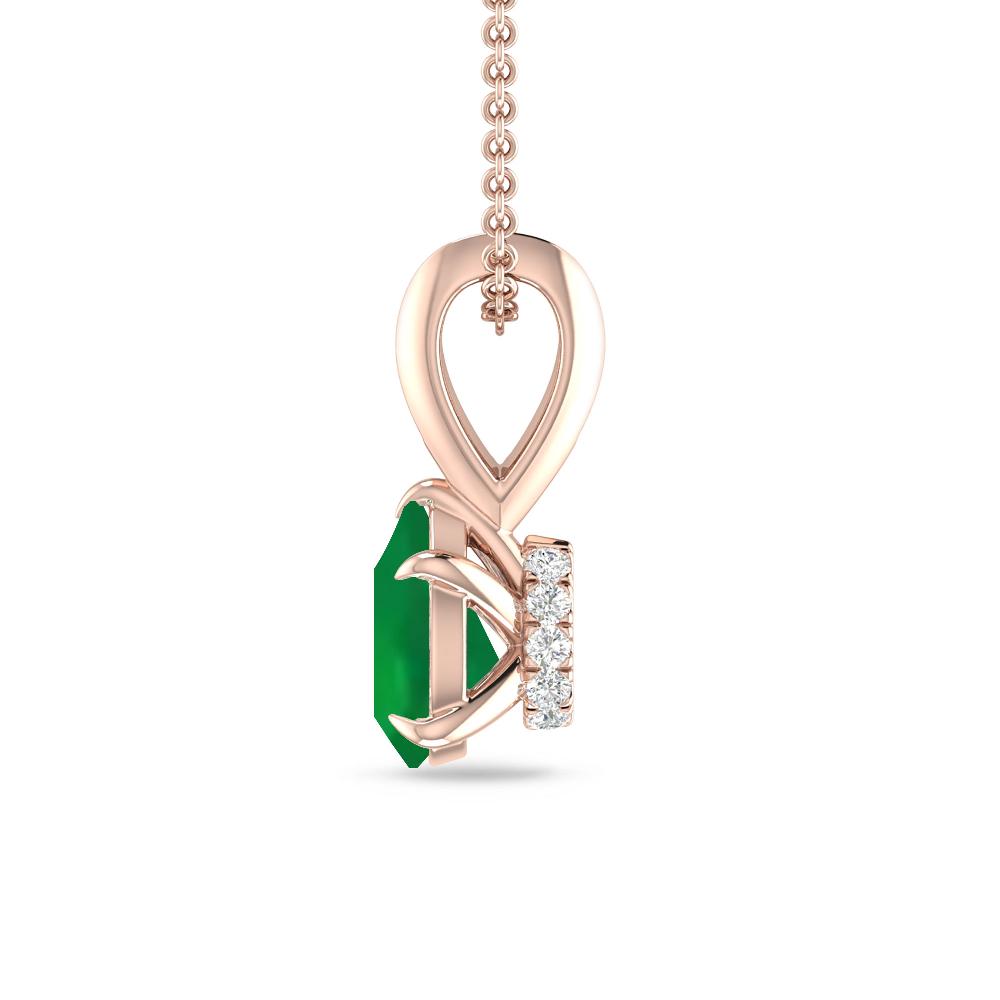 Rose Gold - Emerald