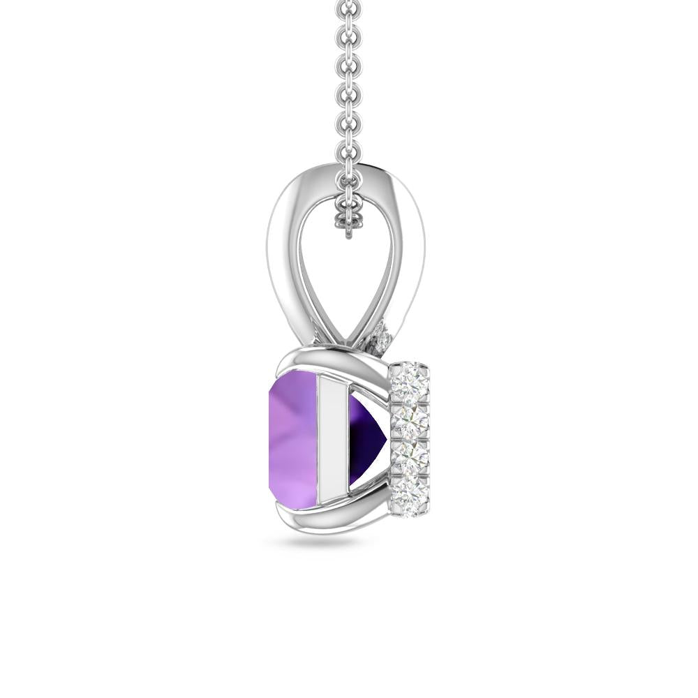 White Gold - Amethyst