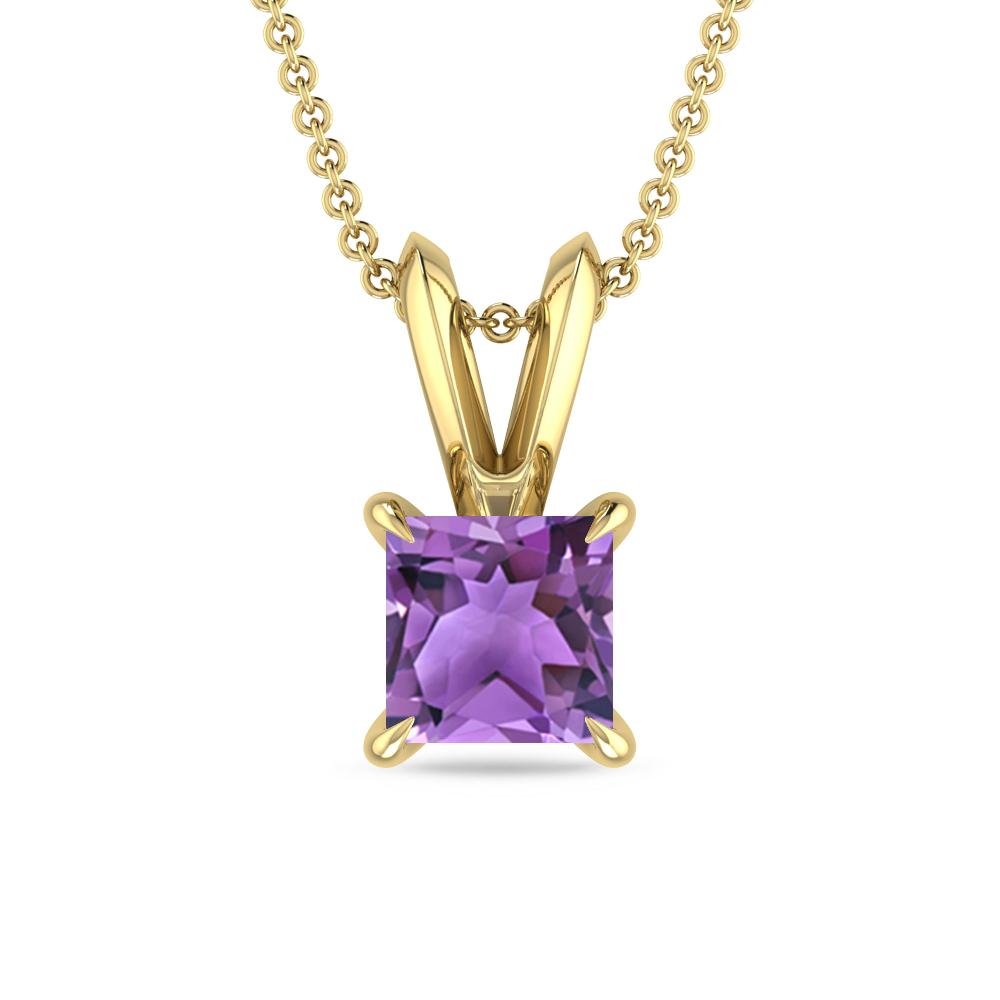 Yellow Gold - Amethyst