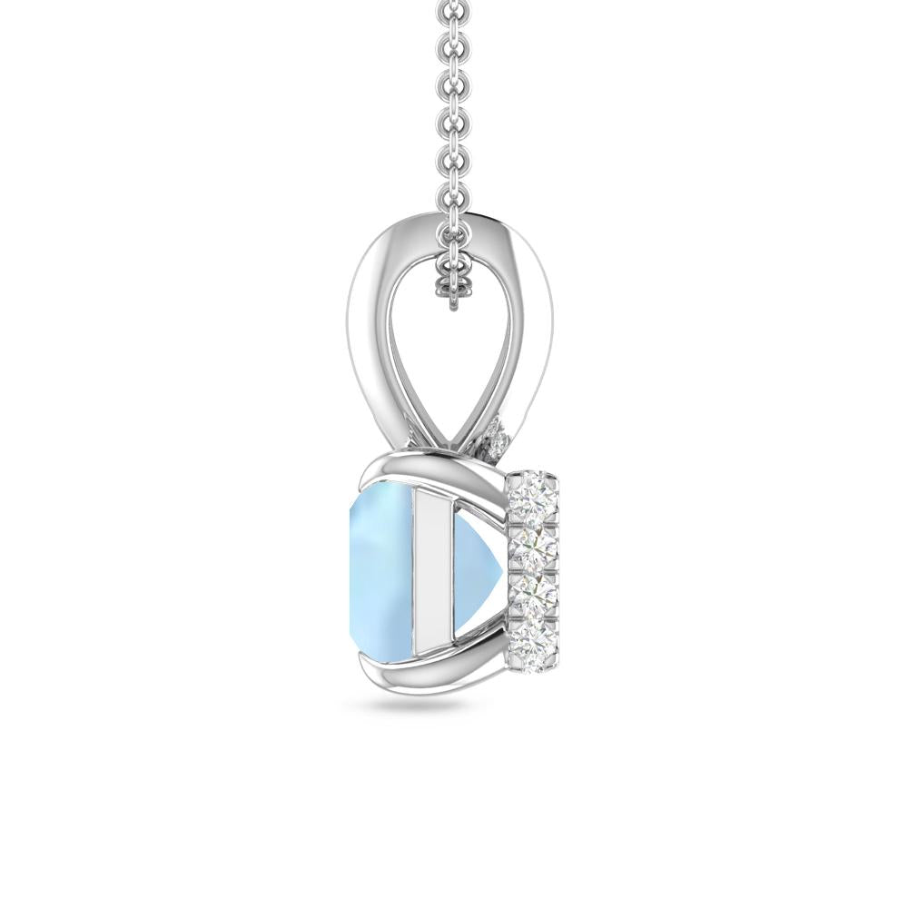 White Gold - Aquamarine