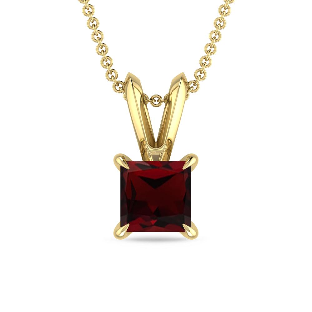 Yellow Gold - Garnet