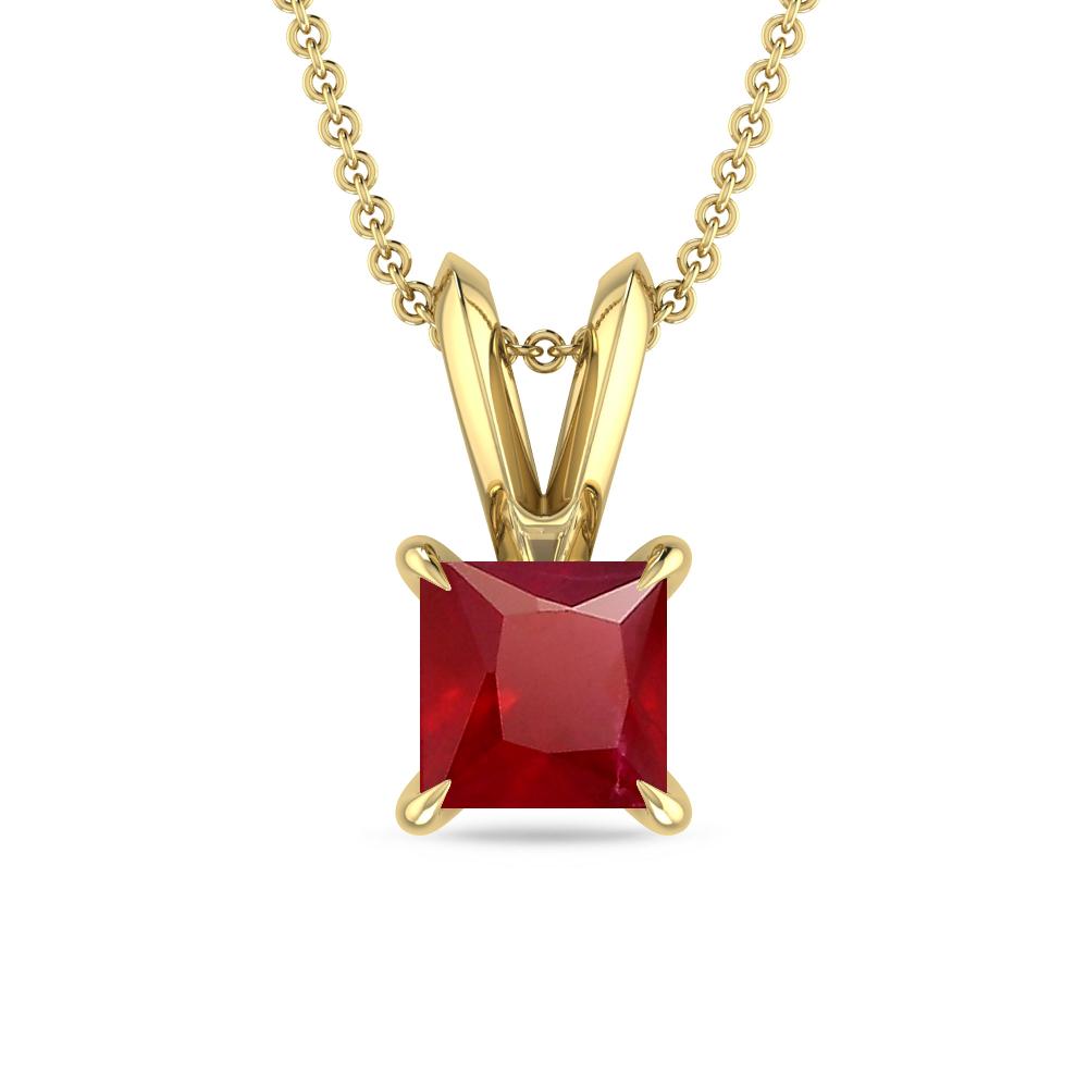 Yellow Gold - Ruby