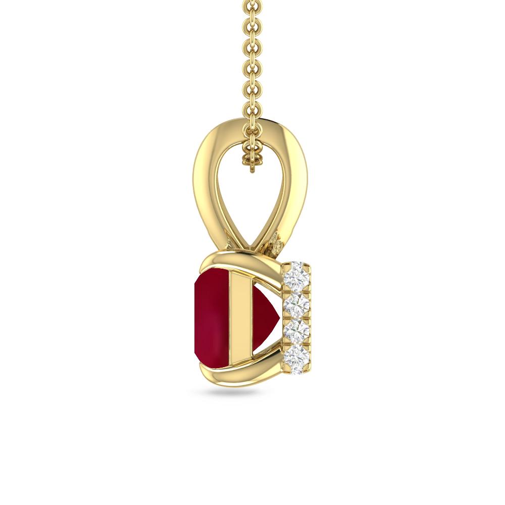 Yellow Gold - Ruby