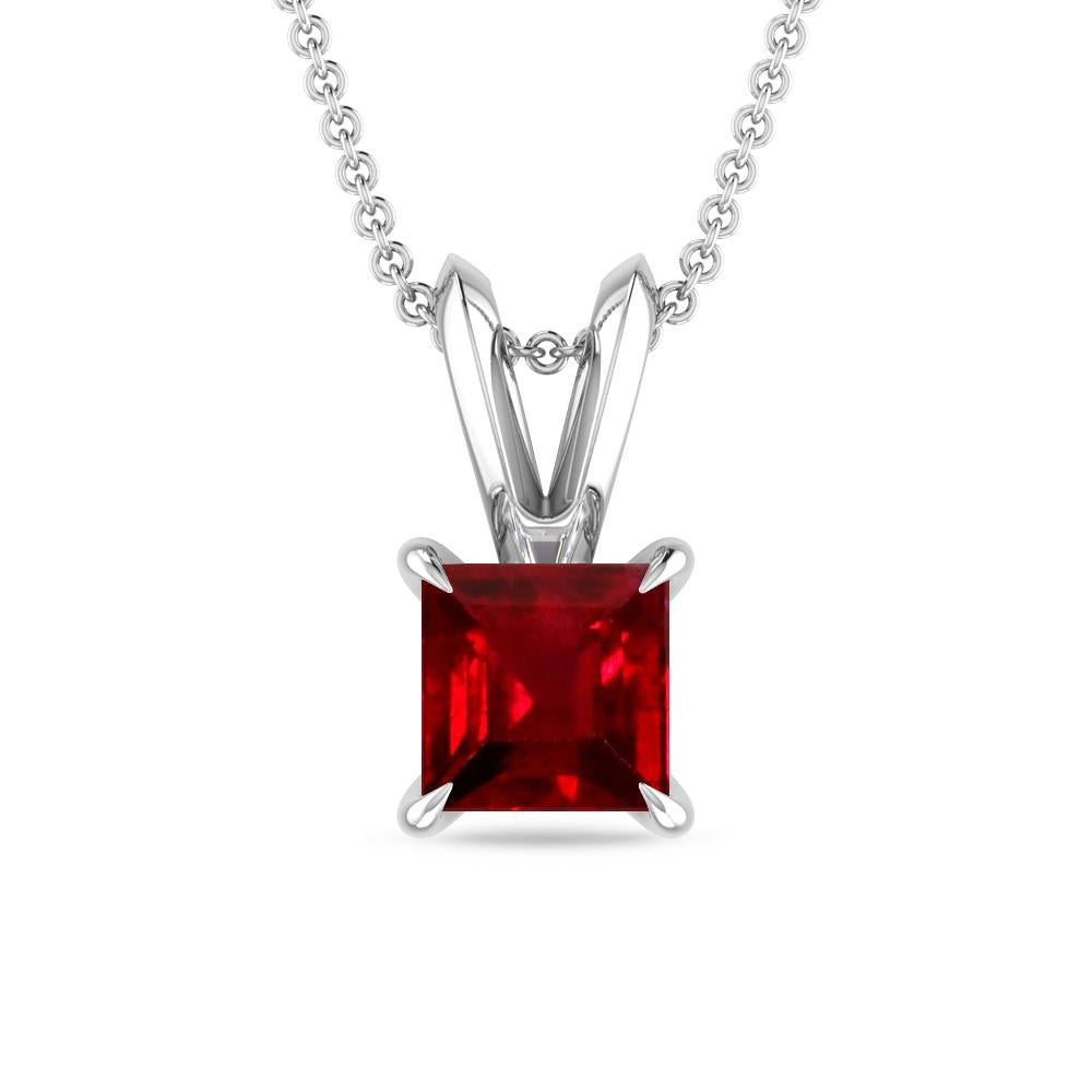 White Gold - Ruby
