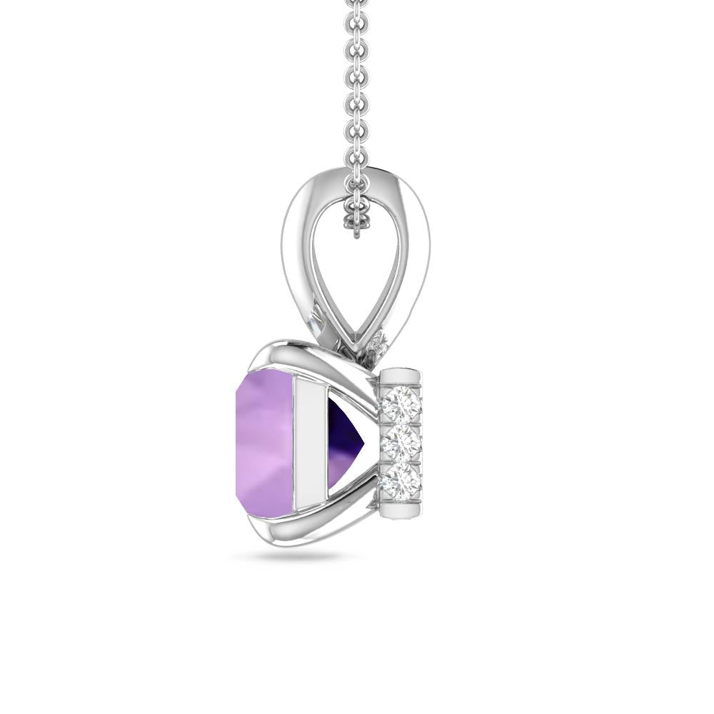 White Gold - Amethyst