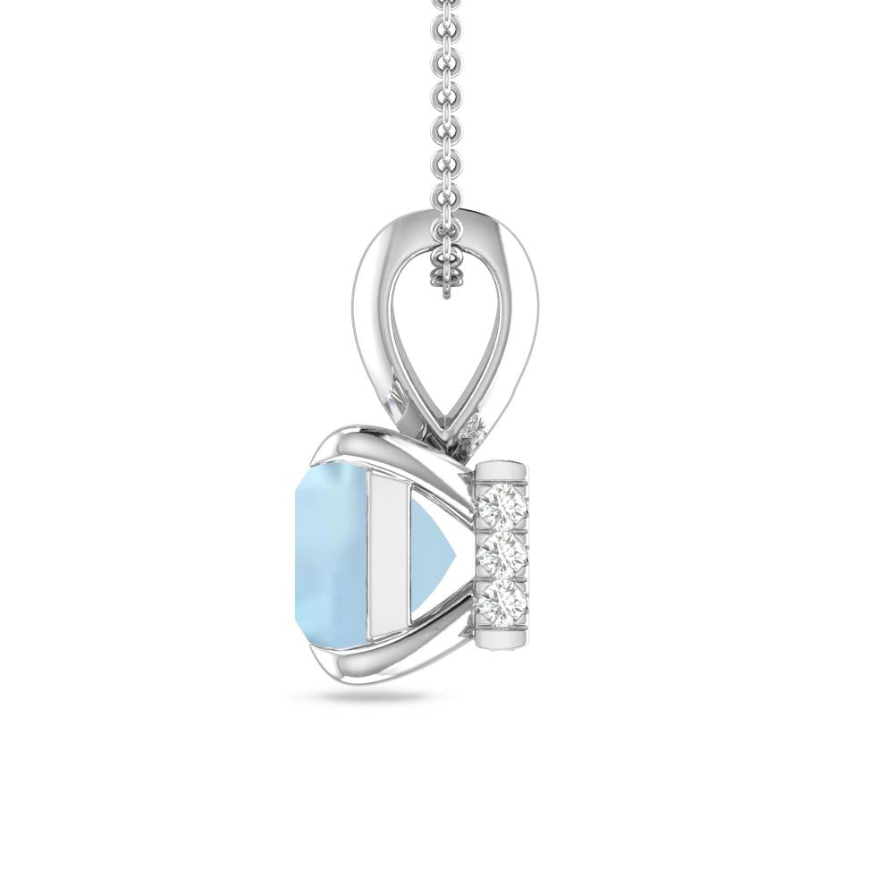 White Gold - Aquamarine
