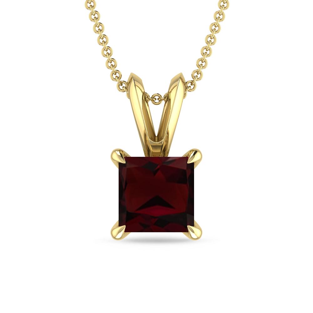 Yellow Gold - Garnet