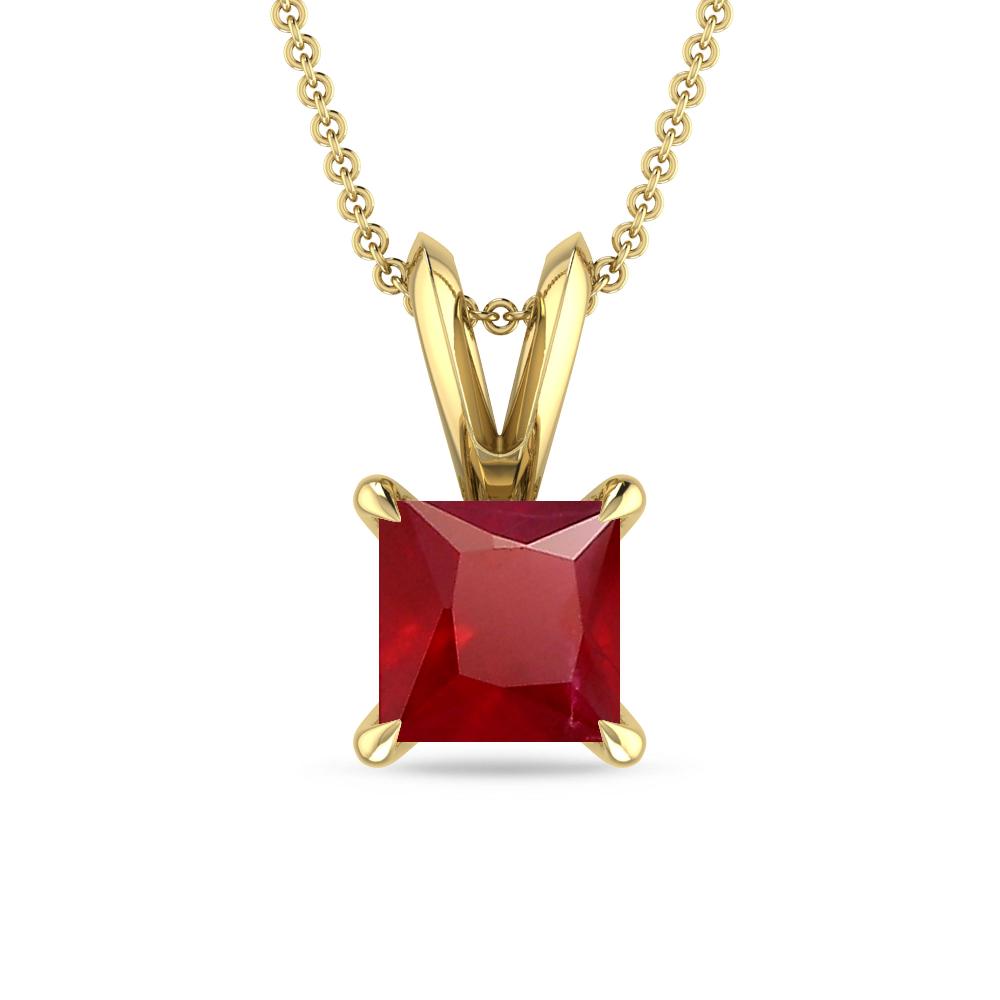 Yellow Gold - Ruby