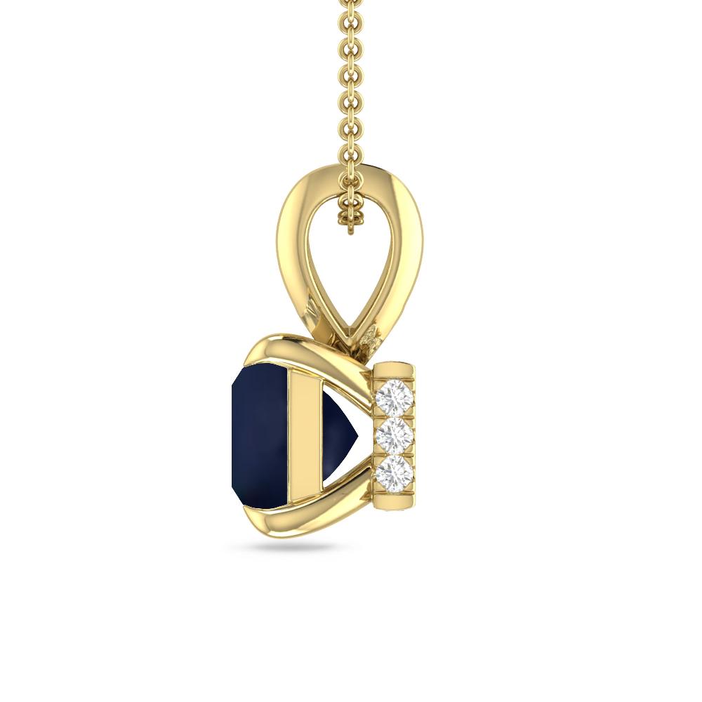 Yellow Gold - Sapphire