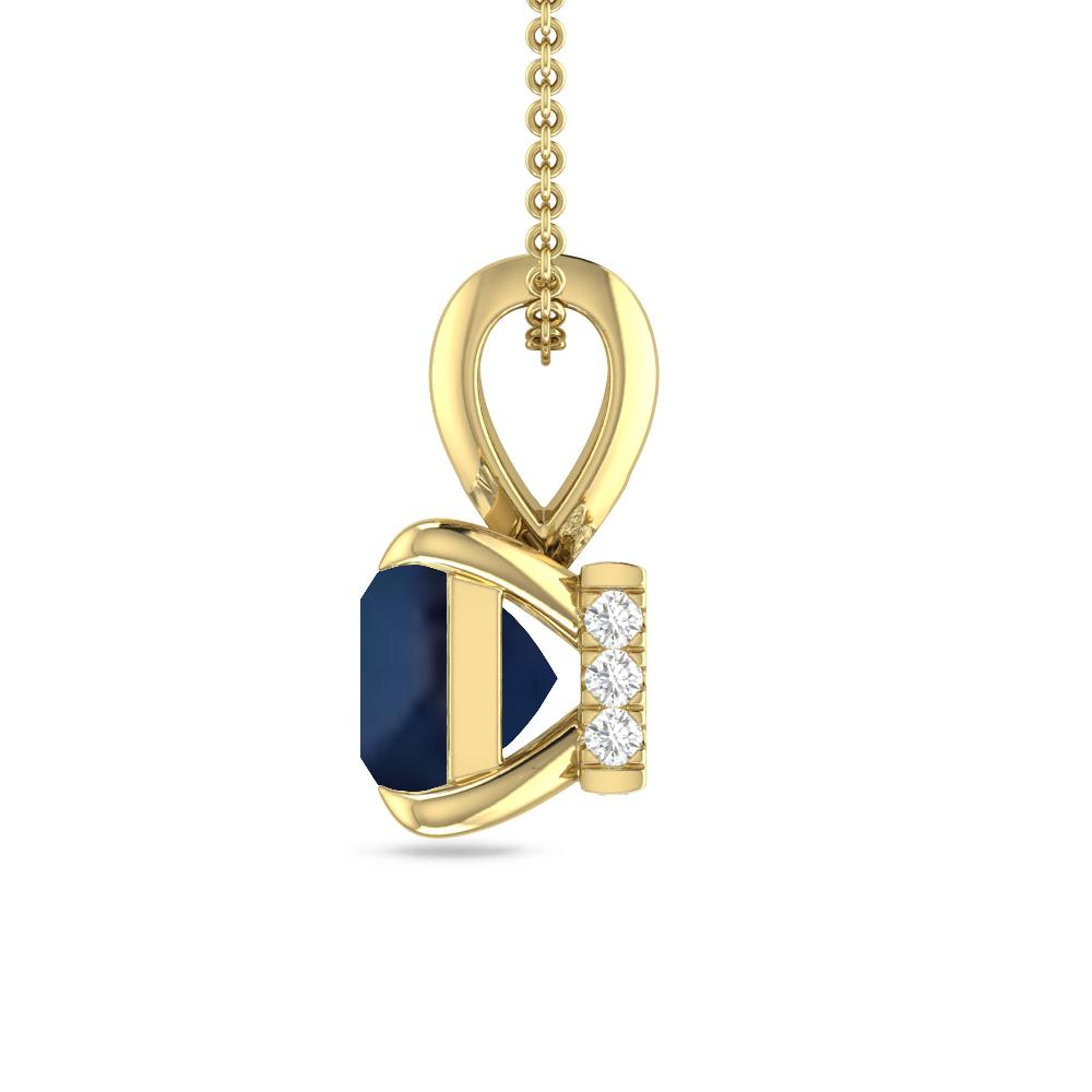 Yellow Gold - Sapphire