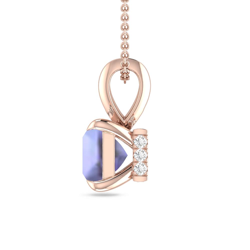 Rose Gold - Tanzanite