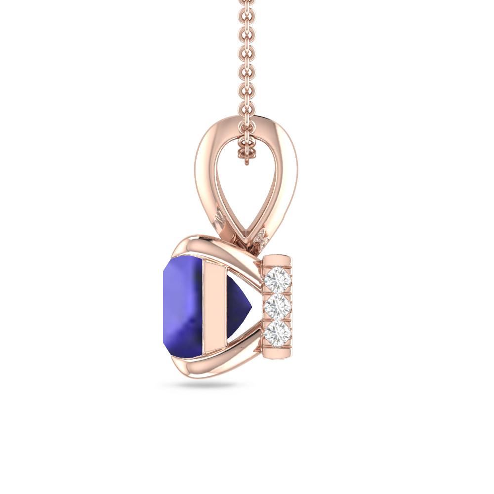 Rose Gold - Tanzanite