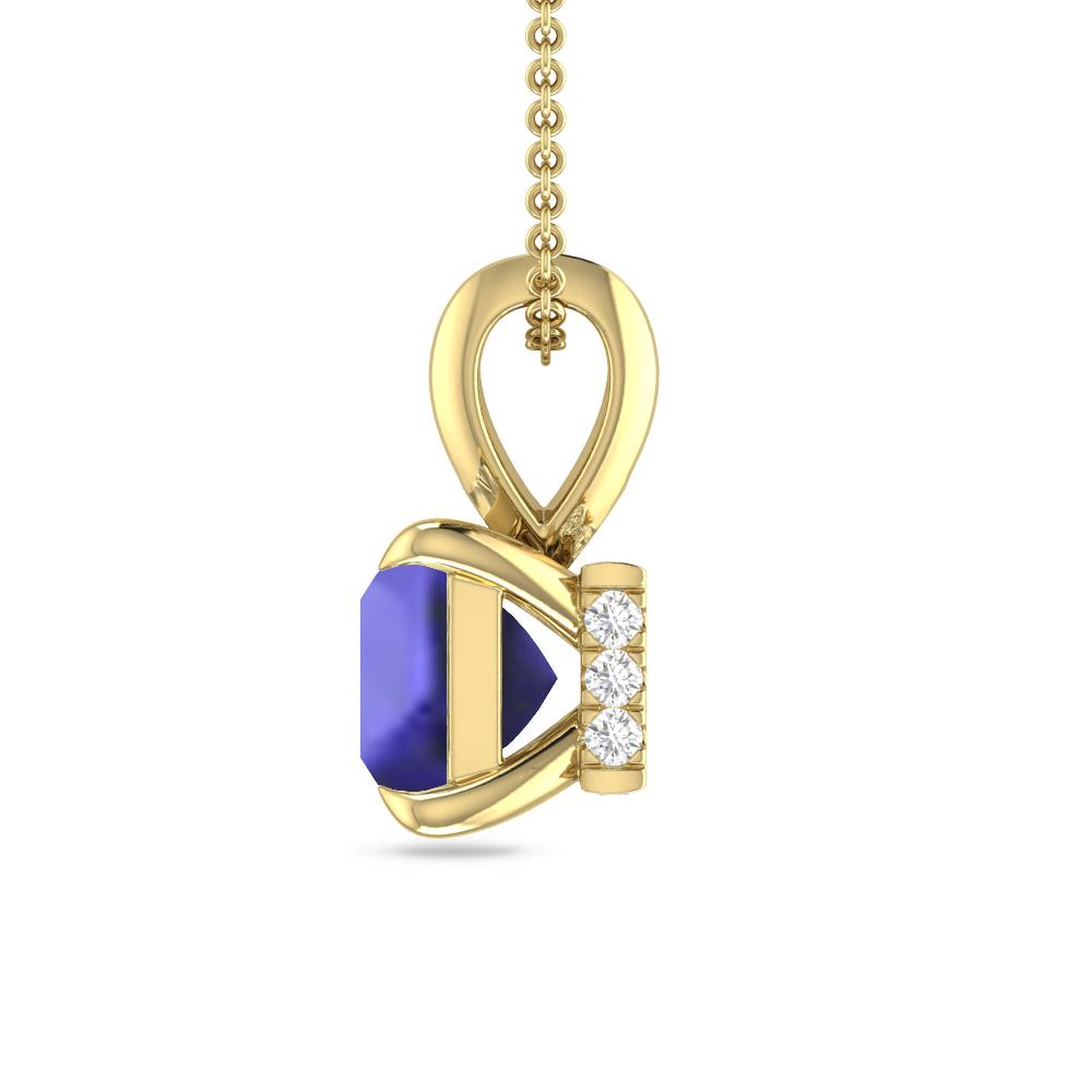 Yellow Gold - Tanzanite