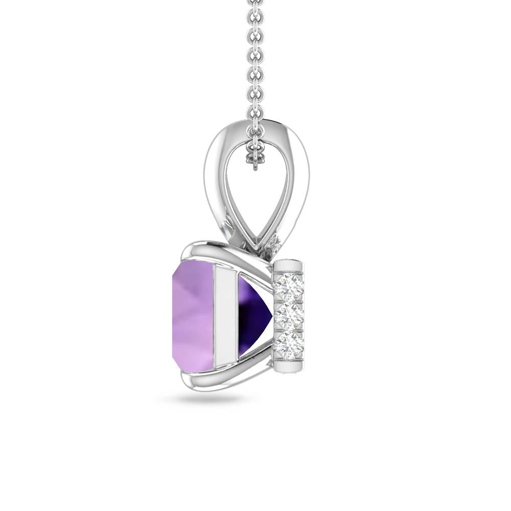 White Gold - Amethyst