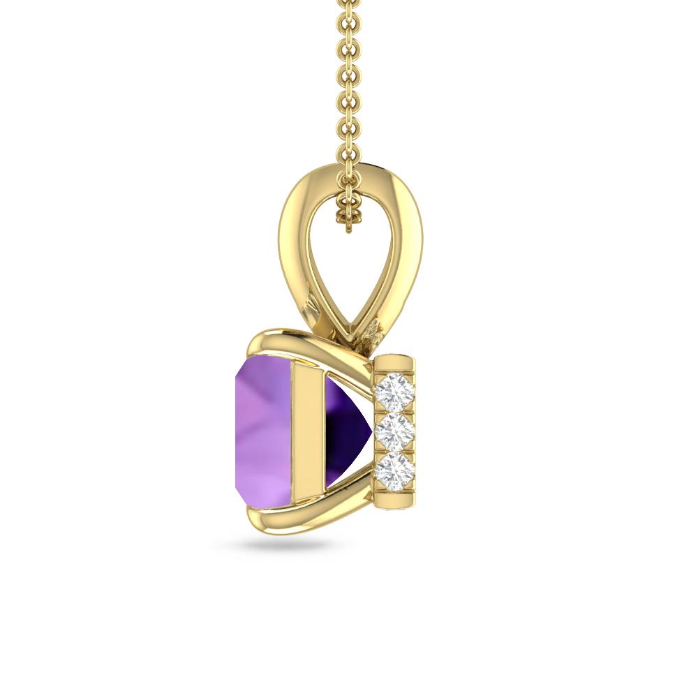 Yellow Gold - Amethyst