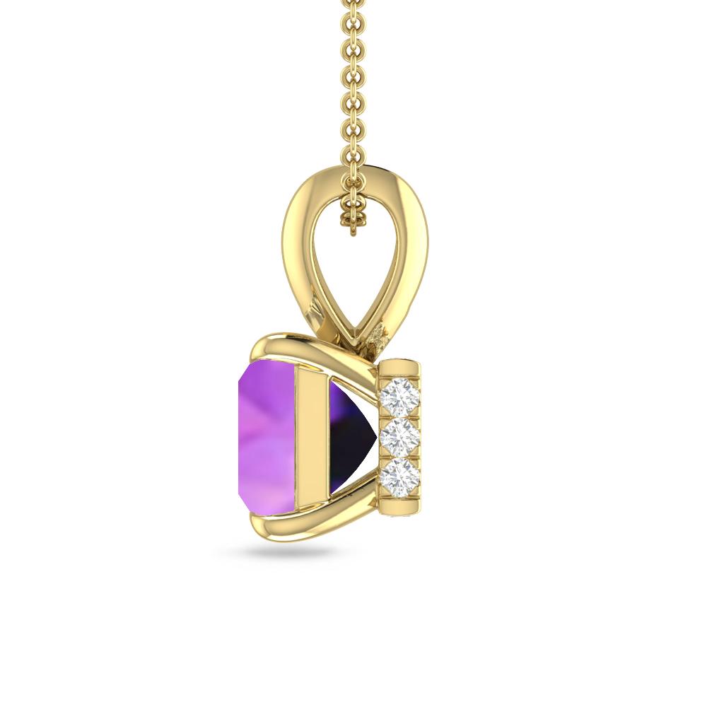 Yellow Gold - Amethyst