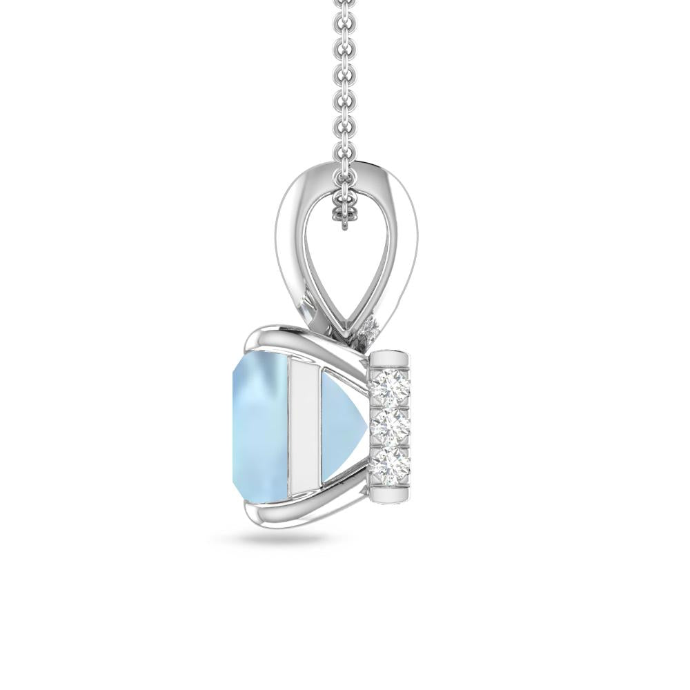 White Gold - Aquamarine