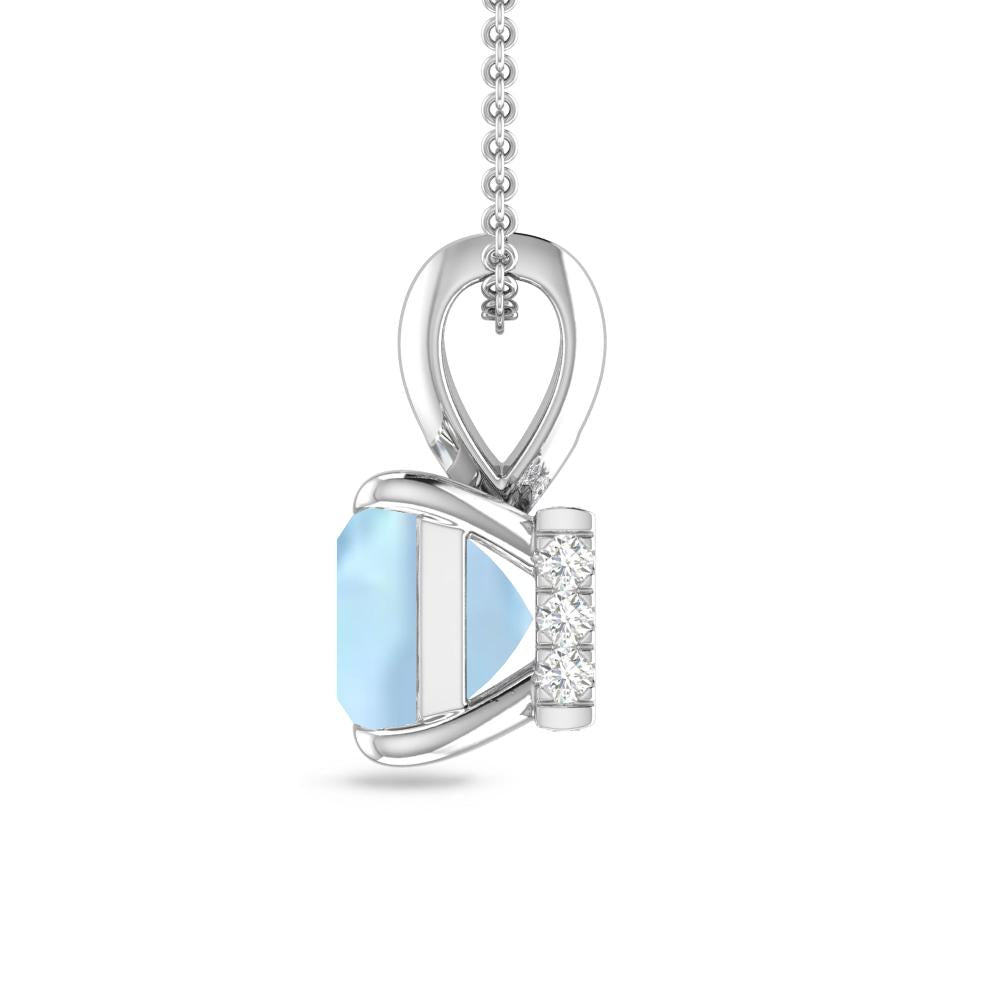 White Gold - Aquamarine