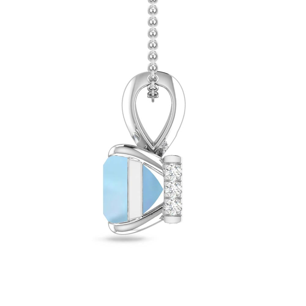 White Gold - Aquamarine