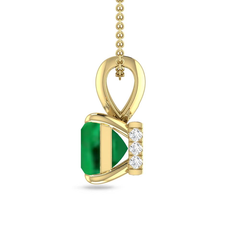 Yellow Gold - Emerald