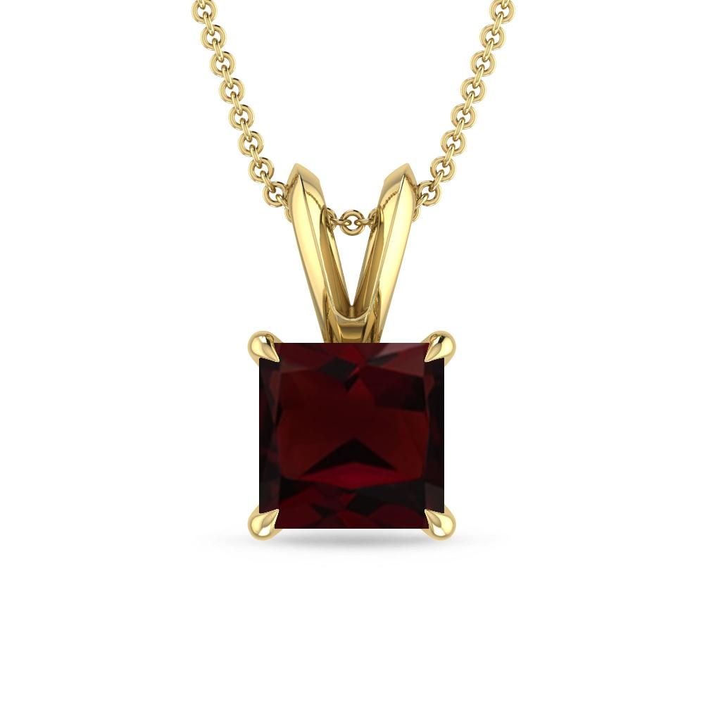 Yellow Gold - Garnet