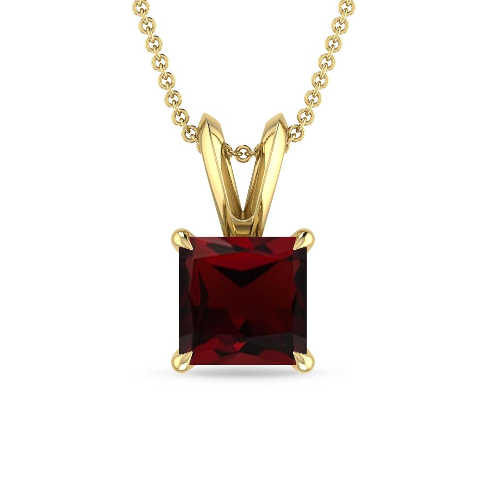 Yellow Gold - Garnet