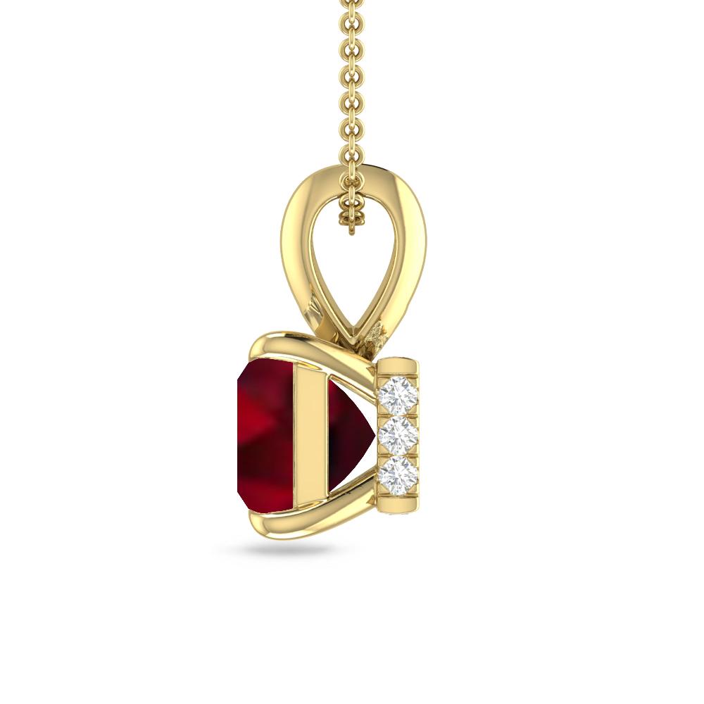 Yellow Gold - Garnet